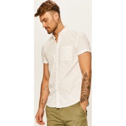 Tom Tailor Denim - Koszula. Białe koszule męskie TOM TAILOR DENIM, s, bez wzorów, z bawełny, casualowe, button down, z krótkim rękawem. W wyprzedaży za 149,90 zł.