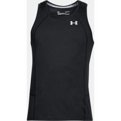 Under Armour Koszulka męska Swyft Singlet czarna r. M (1318416-001). Szare koszulki sportowe męskie marki Under Armour, z elastanu, sportowe. Za 123,66 zł.