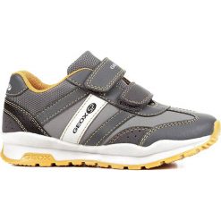 Sneakersy "Coridan" w kolorze szarym. Szare trampki chłopięce geox kids, bez wzorów, bez zapięcia. W wyprzedaży za 129,95 zł.