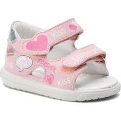 Sandały NATURINO - Falcotto By Naturino 0011500782.01.0M02 M Rosa. Różowe sandały dziewczęce Naturino, ze skóry, bez zapięcia. W wyprzedaży za 239,00 zł.
