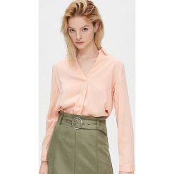 Elegancka koszula - Różowy. Różowe koszule damskie Cropp, s, bez wzorów, eleganckie, bez kołnierzyka, bez rękawów. Za 59,99 zł.
