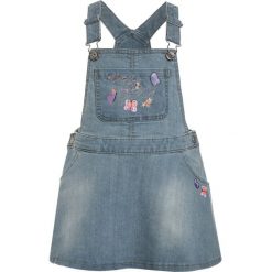 Sukienki dziewczęce z falbanami: Benetton DUNGAREE Sukienka jeansowa lightblue denim