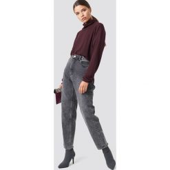 Cheap Monday Jeansy Donna Corrupt - Grey. Szare spodnie z wysokim stanem marki Cheap Monday, z jeansu. Za 283,95 zł.