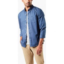 Koszula w kolorze niebieskim. Niebieskie koszule męskie DOCKERS, s, bez wzorów, button down, bez rękawów. W wyprzedaży za 129,95 zł.