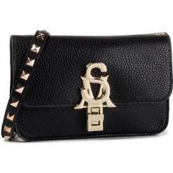 Torebka STEVE MADDEN - Bnadia SM13000210-02002-B-G Black/Gold. Czarne listonoszki damskie Steve Madden, bez wzorów, ze skóry ekologicznej, wizytowe, bez dodatków. W wyprzedaży za 169,00 zł.