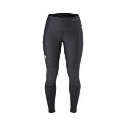 Fjällräven Abisko Trekking Tights W, Czarny | 550 | Z. Czarne kombinezony damskie Fjällräven, s, bez wzorów, bez kołnierzyka, bez rękawów. Za 1011,94 zł.