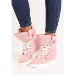 Sneakersy damskie: Różowe Sneakersy Zuzu