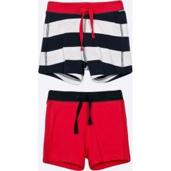 Blukids - Szorty dziecięce 68-98 cm (2-pack). Białe spodenki chłopięce Blukids, bez wzorów, z bawełny, casualowe. W wyprzedaży za 24,90 zł.