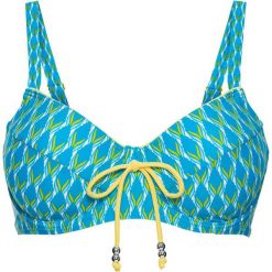 Bez Kategorii: Biustonosz bikini minimizer na fiszbinach bonprix turkusowo-biały