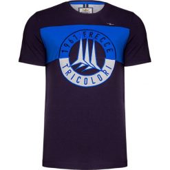 T-shirt AERONAUTICA MILITARE. Szare t-shirty męskie Aeronautica Militare, z aplikacjami, z bawełny, z okrągłym kołnierzem. Za 350,00 zł.