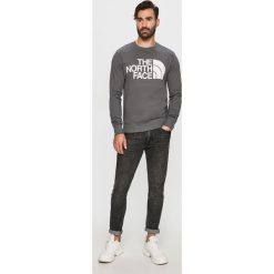 The North Face - Bluza bawełniana. Szare bluzy męskie The North Face, m, z nadrukiem, z bawełny, z okrągłym kołnierzem, bez rękawów, bez kaptura. Za 249,90 zł.