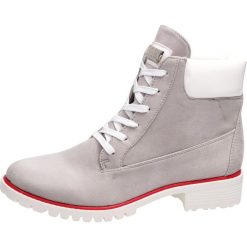Szare trapery, buty damskie VICES 1169-5. Szare botki damskie vices, ze skóry, na wysokim obcasie. W wyprzedaży za 79,00 zł.