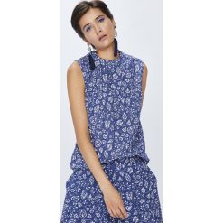 Medicine - Koszula Rustic Indigo. Niebieskie bluzki damskie MEDICINE, na co dzień, s, bez wzorów, z wiskozy, casualowe, ze stójką, z krótkim rękawem. Za 39,90 zł.