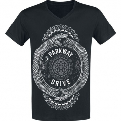 Parkway Drive Infinity Snake T-Shirt czarny. Czarne t-shirty męskie marki Parkway Drive, s. Za 79,90 zł.