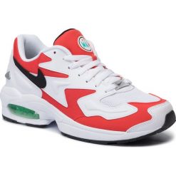 Buty NIKE - Air Max2 Light AO1741 101 White/Black/Habanero Red. Białe buty sportowe męskie Nike, ze skóry ekologicznej, bez zapięcia, nike air max. W wyprzedaży za 429,00 zł.