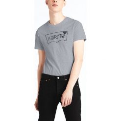 Levi's Housemark Koszulka Szary. Szare podkoszulki męskie Levi's®, s, z haftami, z bawełny, z krótkim rękawem. Za 137,95 zł.