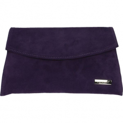 Torebka - K63242 CAM VI. Szare torebki klasyczne damskie Venezia, ze skóry. Za 229,00 zł.
