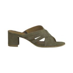 Tamaris Sandały khaki female zielony 37. Zielone sandały damskie Tamaris, bez wzorów, ze skóry, eleganckie, bez obcasa, na obcasie, bez zapięcia, trekkingowe. W wyprzedaży za 99,00 zł.