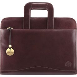 Aktówka 21-3-062-4. Pomarańczowe aktówki damskie Wittchen, w paski, eleganckie, bez dodatków. Za 1459,00 zł.