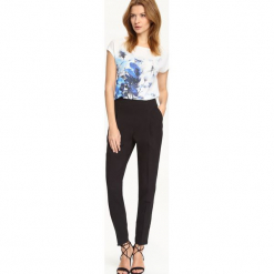 T-SHIRT KRÓTKI RĘKAW DAMSKI. Szare t-shirty damskie Top Secret. Za 39,99 zł.