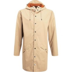 Rains LONG JACKET Parka desert. Brązowe parki męskie marki Rains, l, z materiału. Za 399,00 zł.