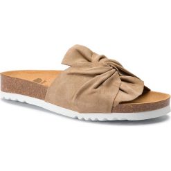 Klapki SCHOLL - Bowy F27478 1002 380 Beige. Pomarańczowe klapki damskie Scholl, ze skóry. W wyprzedaży za 249,00 zł.