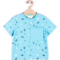 Coccodrillo - T-shirt dziecięcy 92-122 cm. Szare t-shirty chłopięce marki COCCODRILLO, z elastanu, z okrągłym kołnierzem. Za 39,90 zł.
