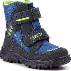 Śniegowce SUPERFIT - GORE-TEX 3-09044-81 S Blau/Grün. Niebieskie śniegowce chłopięce Superfit, bez zapięcia, gore-tex. W wyprzedaży za 239,00 zł.