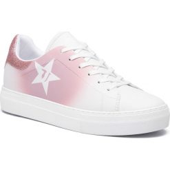 Sneakersy TRUSSARDI JEANS - 79A00425 P688. Różowe półbuty damskie Trussardi Jeans, z jeansu. W wyprzedaży za 329,00 zł.