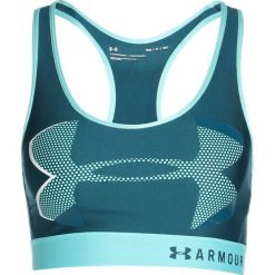 Biustonosze sportowe: Under Armour ARMOUR MID KEYHOLE BIG LOGO Biustonosz sportowy tourmaline teal