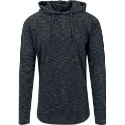 Urban Classics Melange Shaped Hoody Bluza z kapturem ciemnoszary/czarny. Szare bluzy męskie marki Urban Classics, l, z kapturem. Za 114,90 zł.