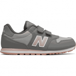 New Balance KV500PGY. Szare buciki niemowlęce marki New Balance, na lato, z materiału. W wyprzedaży za 119,99 zł.