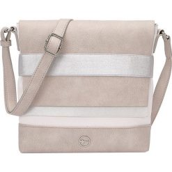 Tamaris Damska torebka crossbody Silvia Crossbody Bag 3086191-199 Off White Grzebień. Białe torebki klasyczne damskie Tamaris, w paski, bez dodatków. W wyprzedaży za 170,00 zł.