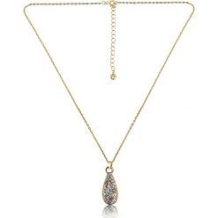 Pozłacany naszyjnik "Cannes" z kryształkami Swarovski - dł. 42 cm. Żółte naszyjniki damskie Metropolitan, Smithfield, Crystal Deluxe & Co., z kryształem, złote. W wyprzedaży za 43,95 zł.