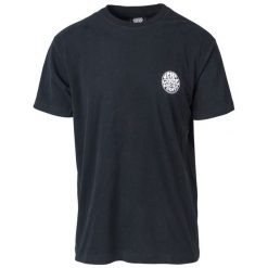 Rip Curl T-Shirt Męski Original Wetty Ss Tee L Czarny. Czarne koszulki męskie Rip Curl, m, z nadrukiem, bez kołnierzyka. Za 133,00 zł.