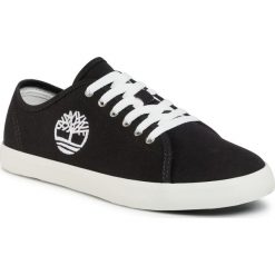 Tenisówki TIMBERLAND - Newport Bay Canvas Ox TB0A2479015 Black Canvas. Czarne półbuty damskie Timberland, bez wzorów, z materiału, bez obcasa, bez zapięcia. Za 219,00 zł.