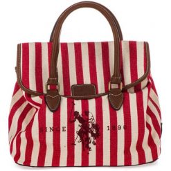 U.S. POLO ASSN. torebka Maryland czerwona. Czerwone torebki klasyczne damskie U.S. Polo Assn., bez wzorów, bez dodatków. Za 339,00 zł.