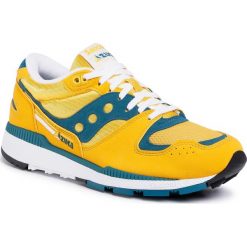 Sneakersy SAUCONY - Azura S70437-21 Yel/Tea. Żółte sneakersy męskie Saucony, bez wzorów, z materiału, bez zapięcia. Za 399,00 zł.