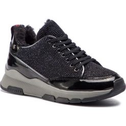 Sneakersy TOMMY HILFIGER - Cool Glitter Sneaker FW0FW03969 Black 990. Czarne półbuty damskie TOMMY HILFIGER, ze skóry ekologicznej. Za 549,00 zł.
