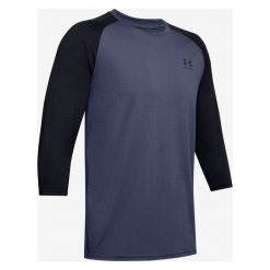 Under Armour Sportstyle Koszulka Niebieski. Niebieskie podkoszulki męskie Under Armour, l, bez wzorów, z bawełny, bez kołnierzyka, z długim rękawem, długie. Za 137,95 zł.