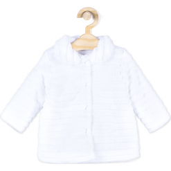Płaszcz. Białe płaszcze dziewczęce CHRISTENING GIRL, z poliesteru. Za 79,90 zł.