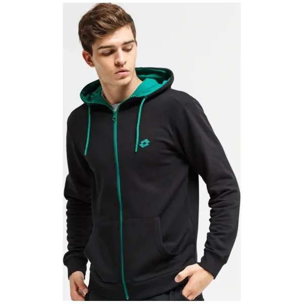 Lotto Bluza Rozpinana Z Kapturem Storno , czarny, rozmiar L. Czarne bluzy męskie Lotto, m, bez wzorów, z bawełny, z kapturem, bez rękawów, z kapturem. W wyprzedaży za 69,99 zł.