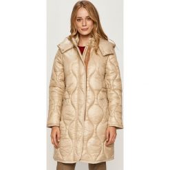 Trussardi Jeans - Kurtka. Brązowe kurtki damskie Trussardi Jeans, s, bez wzorów, z poliesteru, długie. Za 1269,00 zł.
