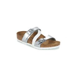 Klapki Dziecko Birkenstock SALINA. Szare klapki dziewczęce marki Birkenstock. Za 191,20 zł.