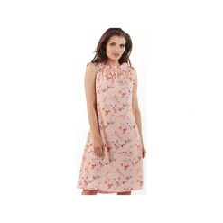 Sukienka na ramiączkach midi B224. Niebieskie sukienki damskie Awama, s, bez wzorów, z poliesteru, bez kołnierzyka, bez rękawów, midi. Za 139,00 zł.