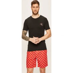 Calvin Klein Underwear - Piżama CK One. Czerwone piżamy męskie Calvin Klein Underwear, s, z nadrukiem, z elastanu, bez rękawów. Za 299,90 zł.