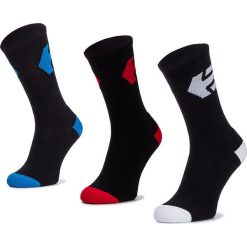 Zestaw 3 par wysokich skarpet unisex ETNIES - Direct Sock 4140000978 r.One Size Black. Czarne skarpetki damskie Etnies, bez wzorów, z bawełny. Za 79,00 zł.