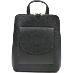 Mangotti plecak damski SS19 MG 1498 uni czarny. Czarne plecaki damskie Mangotti, bez wzorów, ze skóry, eleganckie. Za 1089,00 zł.