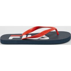 Fila - Japonki. Niebieskie kapcie męskie Fila, bez wzorów, z materiału. W wyprzedaży za 29,90 zł.