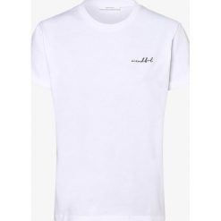 Opus - T-shirt damski – Slowo, biały. Białe t-shirty damskie Opus, bez wzorów, z bawełny, bez kołnierzyka. Za 139,95 zł.